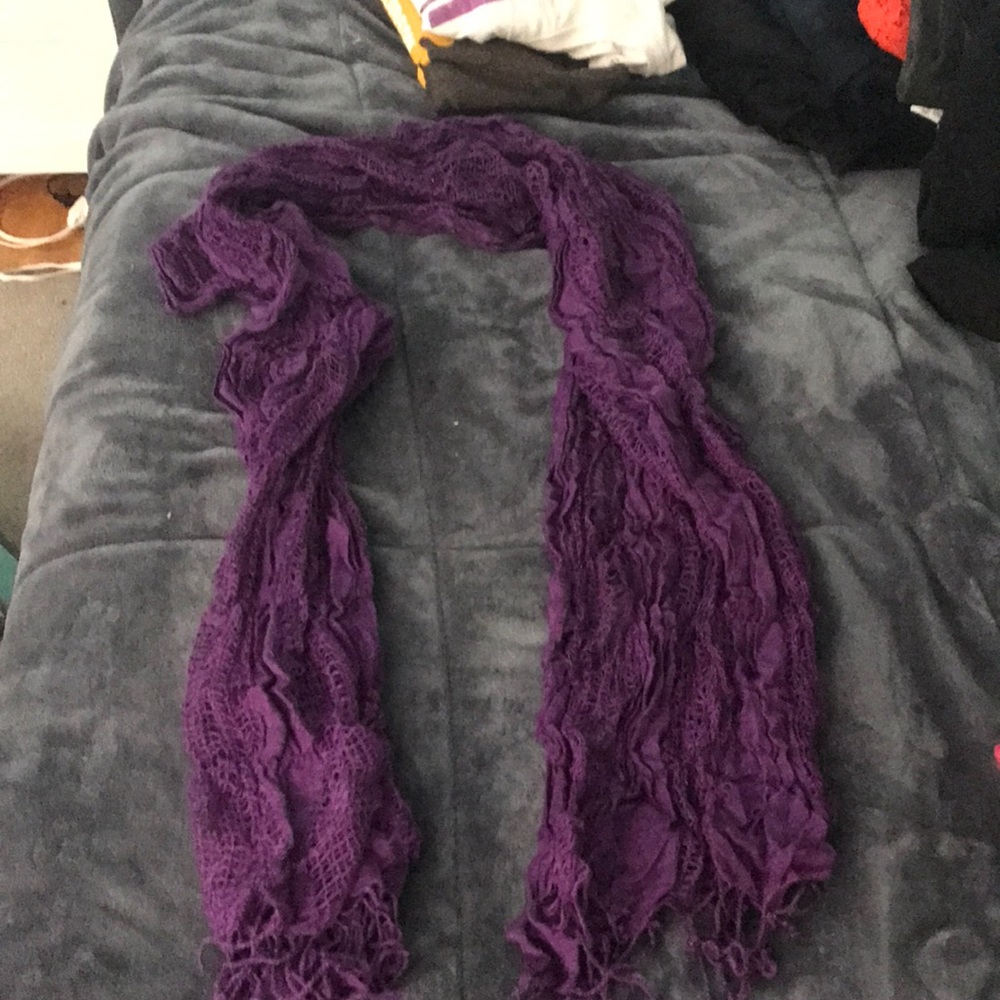 Purple fashion scarf